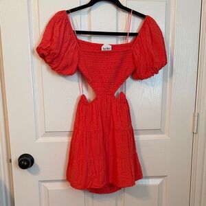 Trendy Boutique Orange Mini Dress